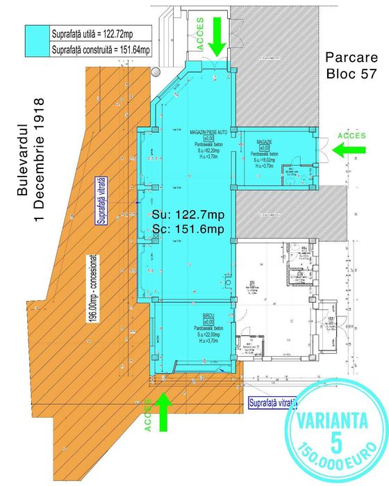 Vânzare/Închiriere/Dezmembrare - Petroșani - Zona Liceul Teoretic-ANAF