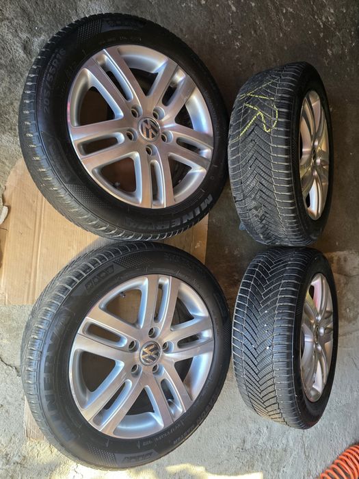 Джанти с гуми 5x112/16 цола VW Golf, Passat, Touran, Caddy
