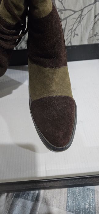 Продам французские кожаные сапоги