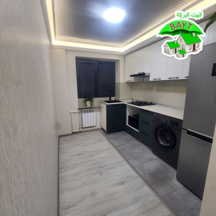 1/1/4, Чиланзар 2, Кирпичный, Евроремонт, Меб+Тех продаётся квартира ~