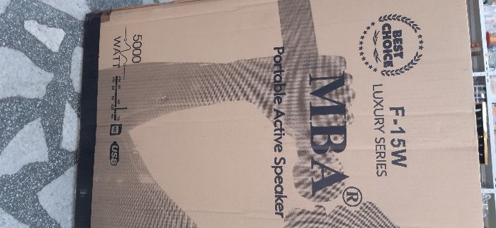 12-ки и15-ки тонколони 5000w mba Караоке bluetooth с 2 безжични микроф