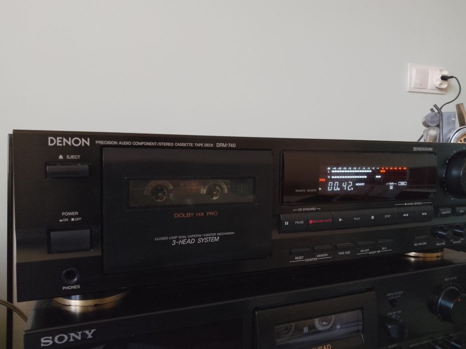 Deck Denon DRM 740/Telecomanda