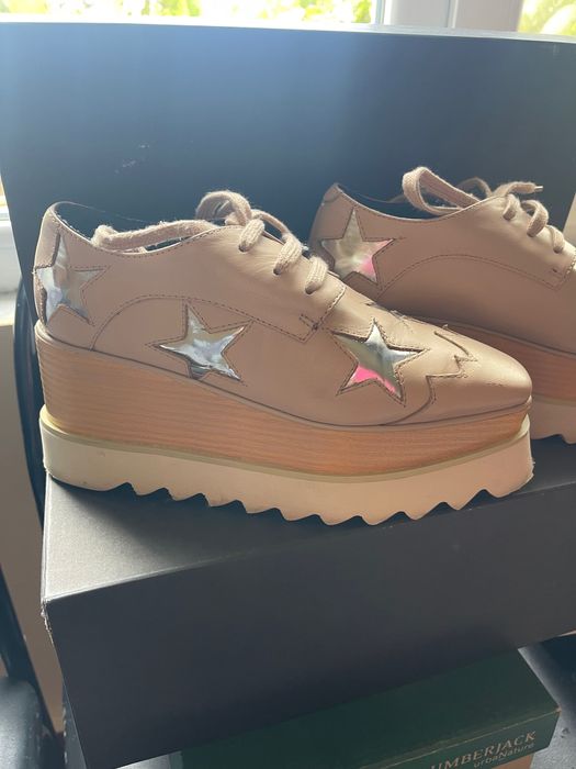 Stella Mccartney Сникърси 35 черни и беж