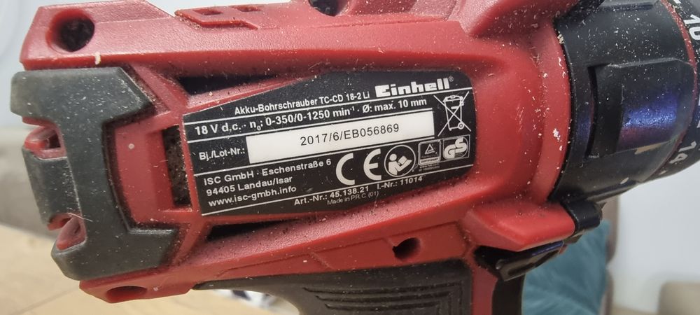 Винтоверт Einhell 18v за части