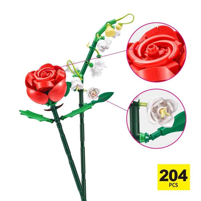 Конструктор Zuru MAX Flowers букет цветя lego лего