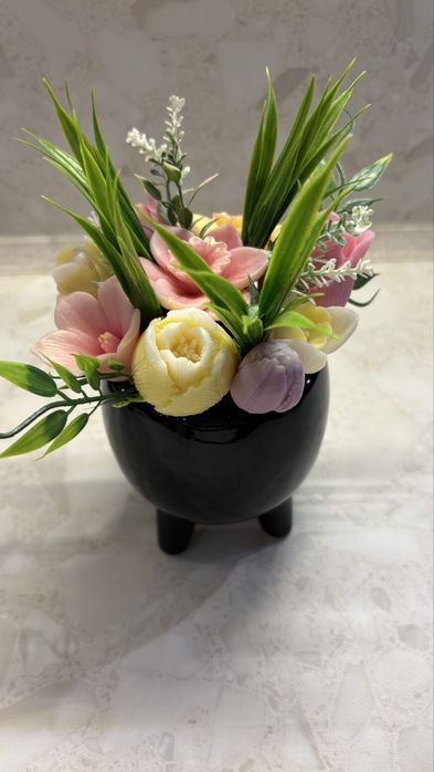 Ароматни букети - аранжировка от соев восък