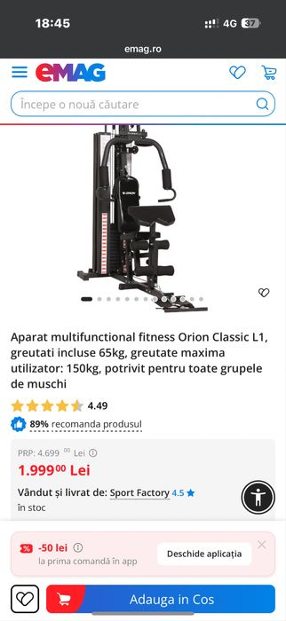 Aparat fitness multifunctional ORION!!!