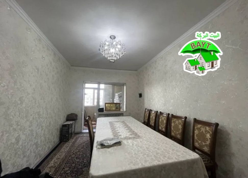 • Евроремонт 4/7/7 Разделка 96м² Продаётся квартира Сергели-8