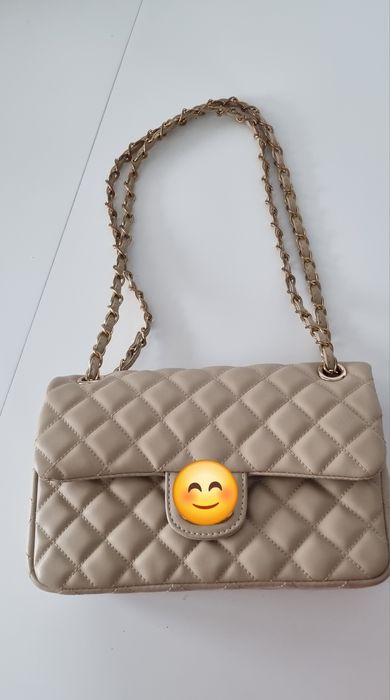 Geanta bej eleganta