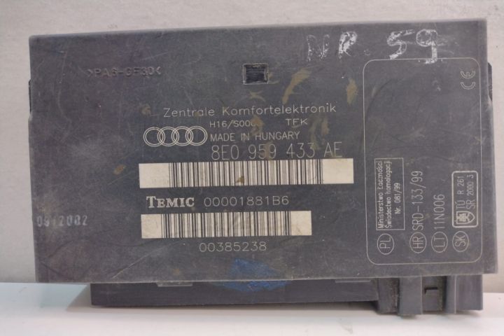 Modul Confort Calculator  8E0959433AE Audi A4 B7
