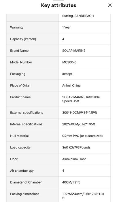 Надуваема лодка за риболов Solar Marine 3.0m