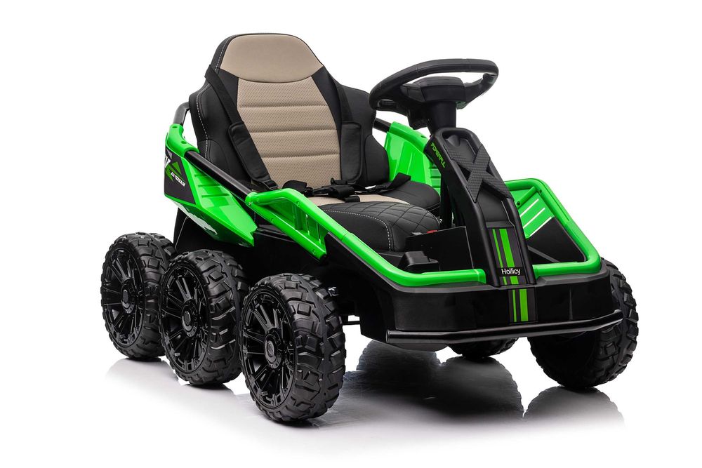 UTV electric pentru 2 copii Kinderauto MoonRider 6x6 180W 24V, Verde