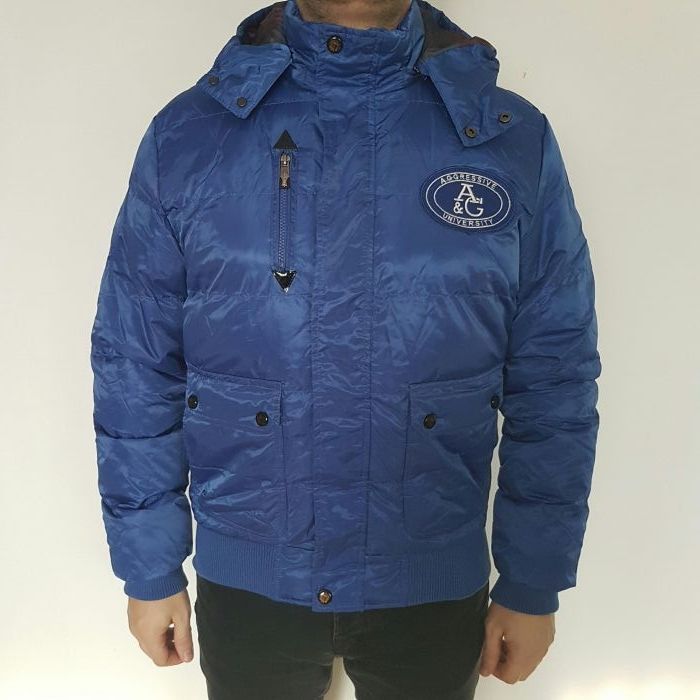 Geaca Barbati albastru/bordeaux