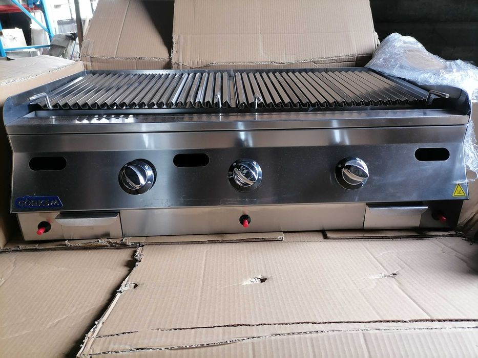 Газова скара лава рок грил на вулканични камъни СЕ-50,70,100 и 130см.