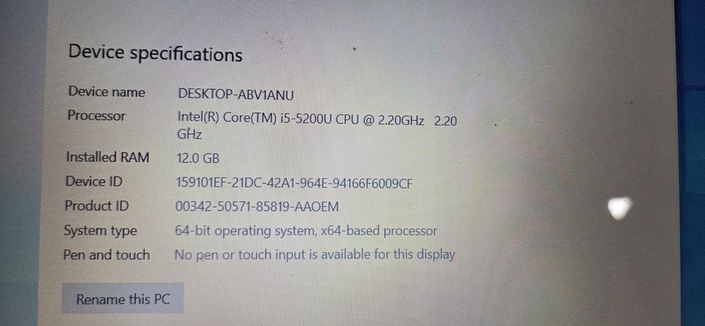 Laptop Lenovo G50-80