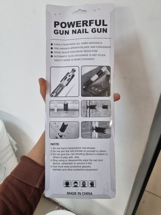 Новый Пороховой Пистолет дюбель гвоздь патрон