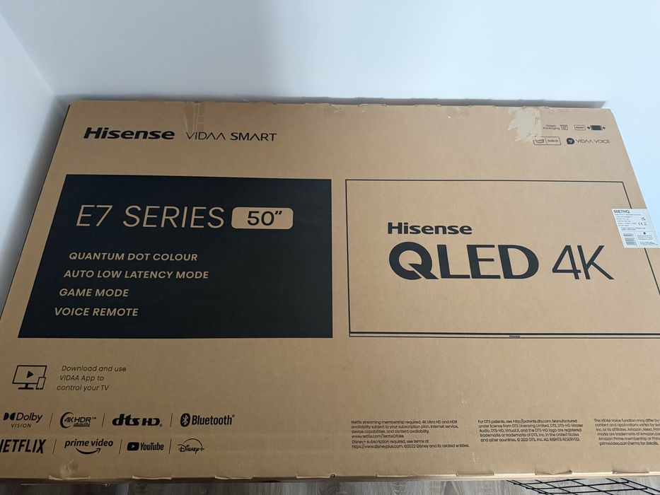 Televizor Hisense 50” QLed 4K smartTV