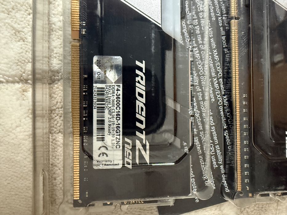 Kit RAM Q.Skill TridentZ Neo 32GB 3600MHz