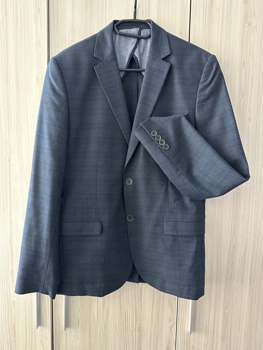 Мъжко сако синьо каре/ сиво LC Waikiki