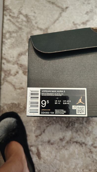 Jordan Max Aura 5 originali. Piele naturala. Nr 43. Impecabili