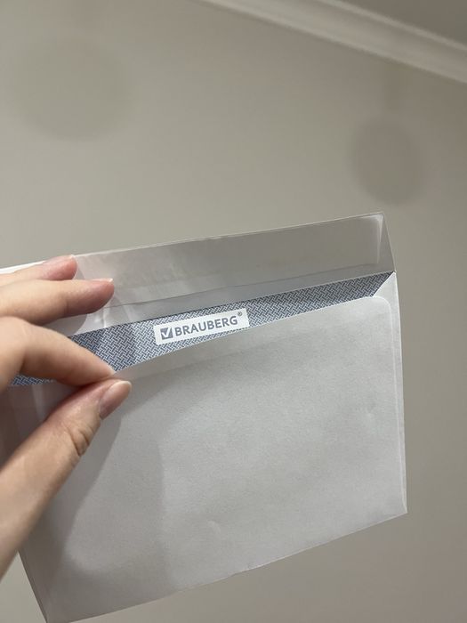 Белые конверты С6, 114 х 162 мм.