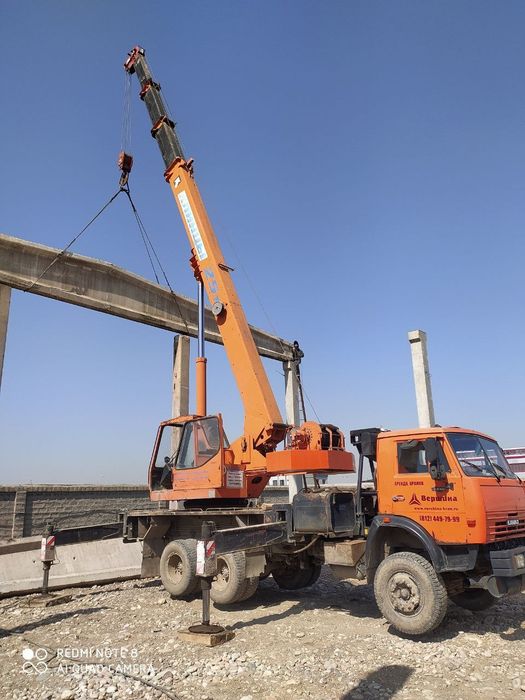 Услуги Avtokran xizmatlari  25t 28m 32t 31m