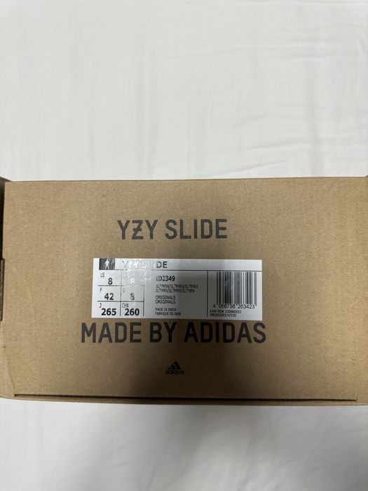 YEEZY Slides - Granite and Slate Marine