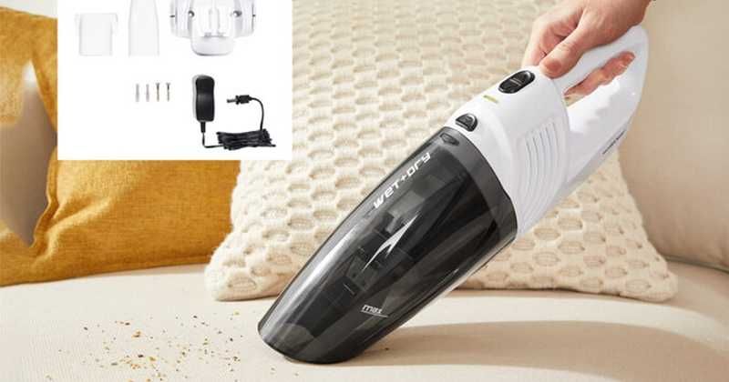 Aspirator de mana portabil SilverCrest Wet & Dry Reincarcabil