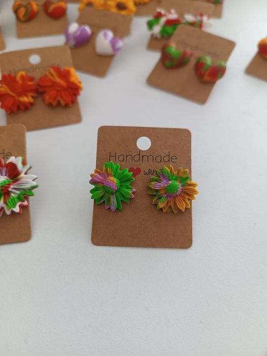 Обици от полимерна глина