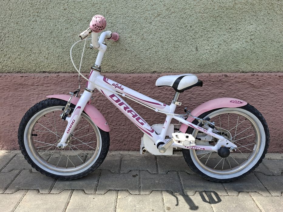Bicicleta aluminiu Alpha Drag copii 4-6 ani ,roti 16
