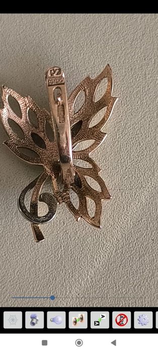 Золотые серьги российские