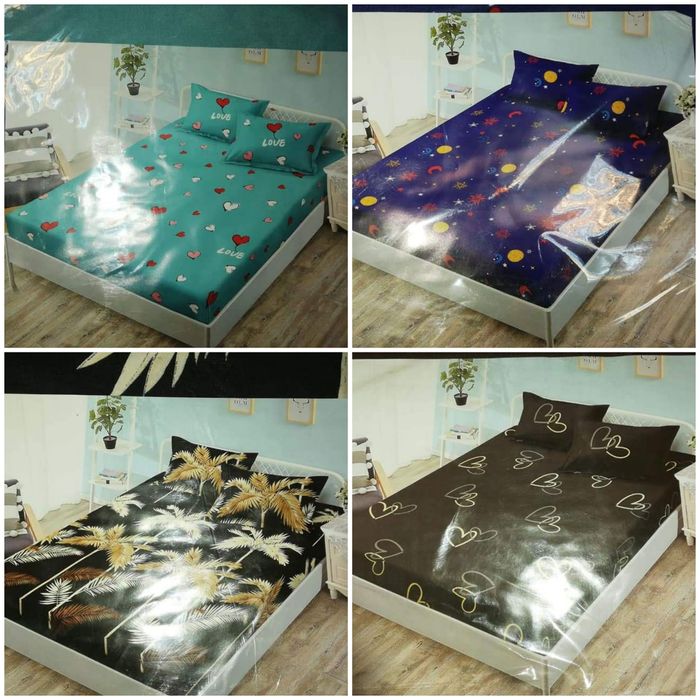 Lenjerie pat 3 piese . Bumbac satinat . 50 lei set . Super oferta .