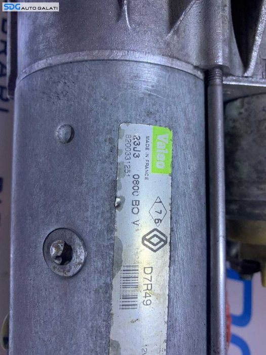 Electromotor cu 11 Dinti Cutie Manuala Opel Vivaro 1.9 DTI 2001 - 2014 Cod 8200331251 [B3310]