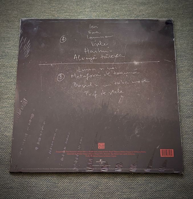 Vița de Vie “În Corzi” (Live Awake) Vinyl LP Album