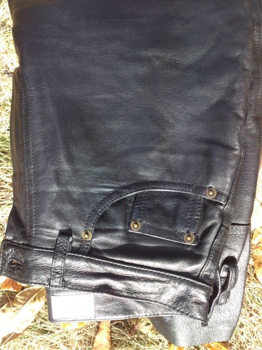 Панталон от естествена кожа. XL,38,42