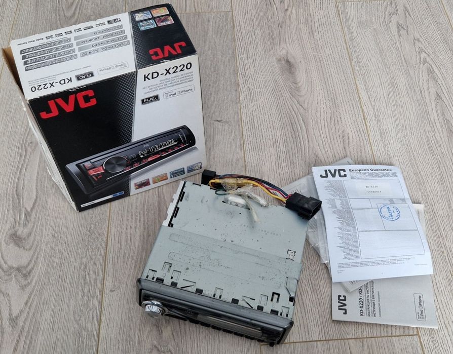Radio MP3 Player auto JVC KD-X220 ||  USB || AUX  ||  Android ||  iOS