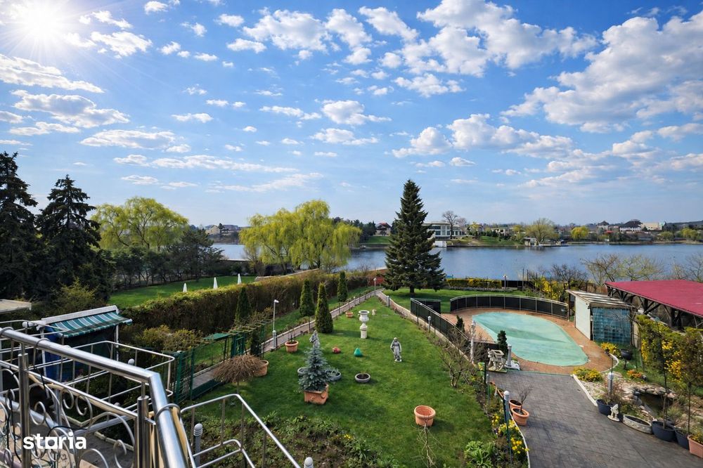 Refugiu exclusivist pe malul lacului Snagov – proprietate rara