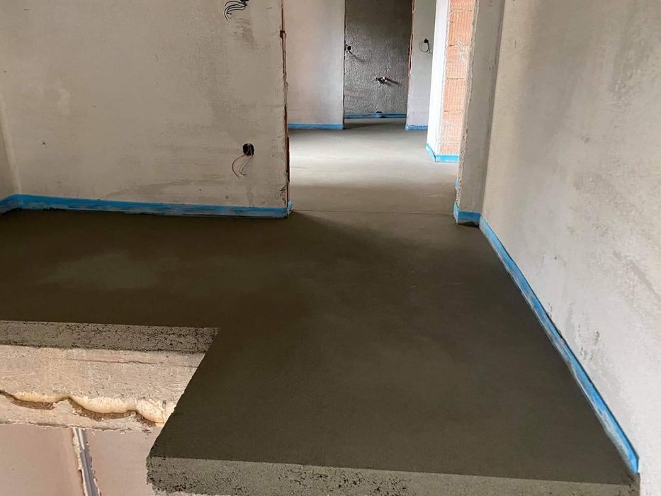 Sapa mecanizata și beton elicopterizat  cu quartz
