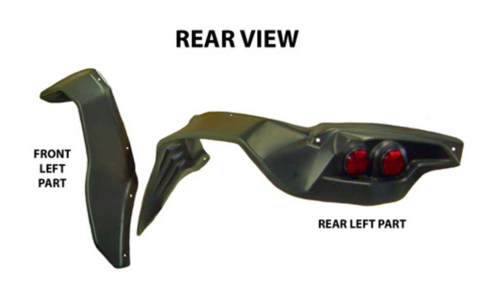 Широки подкалници , уширители вежди Can Am Renegade 500,650,800,1000