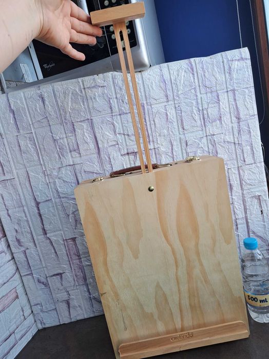 дървен кутия за бои за рисуване,статив