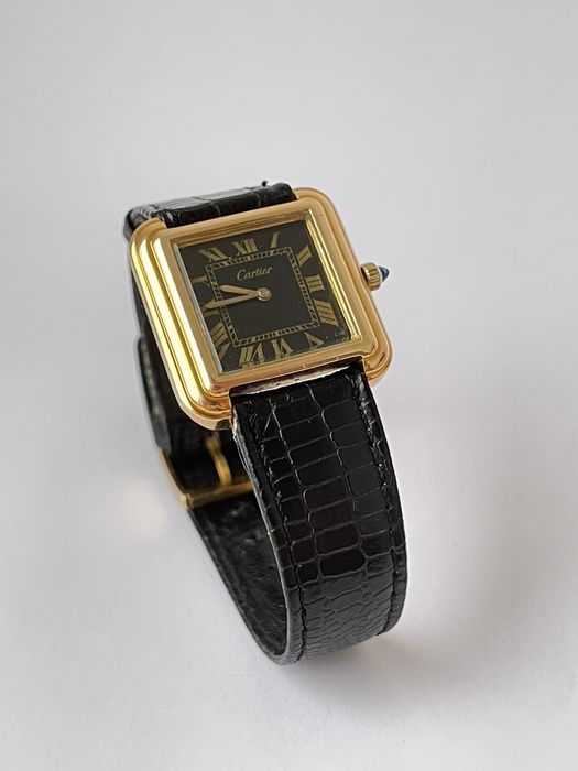 Ceas Cartier Tank Stepped unisex 28mm dismetrul conditie excelenta