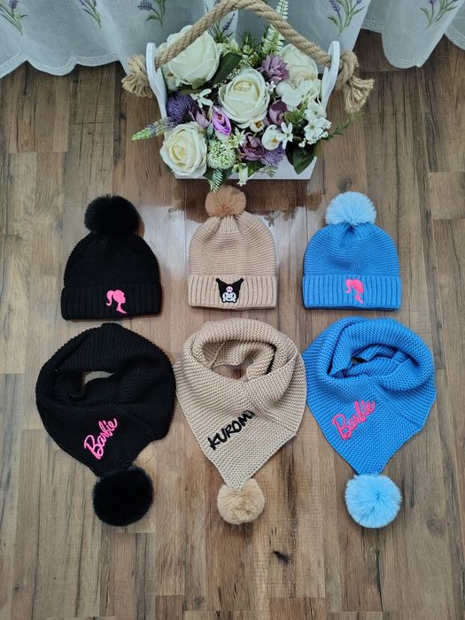 Set caciula + fular 1-8 ani