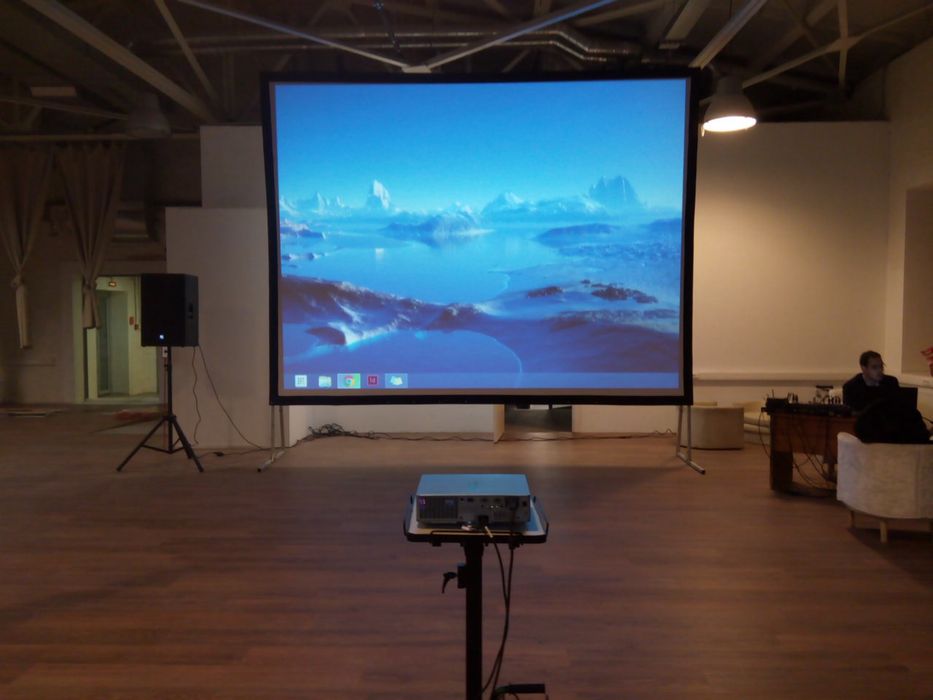 Проектор +екран Аренда