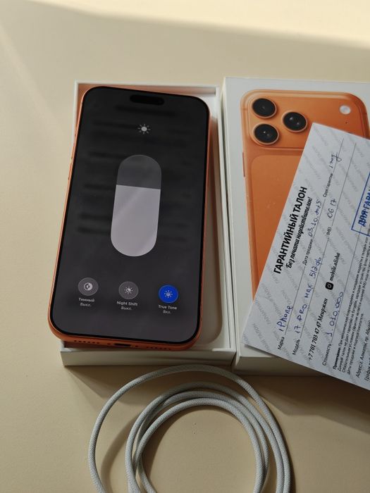 iPhone 17 Pro Max 512 gb ёмкость 98 E sim