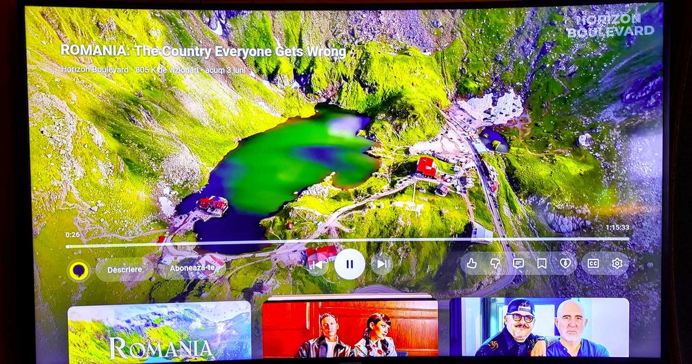 Televizor LED Curbat Smart Samsung, 138 cm, 55NU7302, 4K Ultra HD, Clasa A