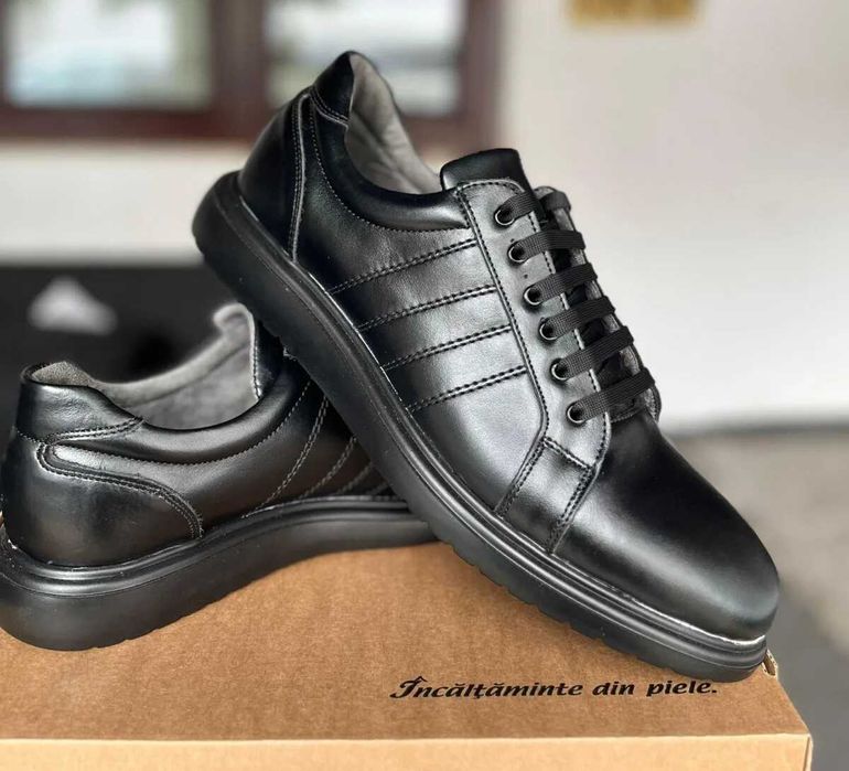 Pantofi barbati eleganti din piele naturala