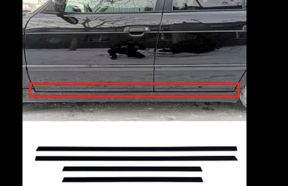 Нижние молдинги под двери bmw e34