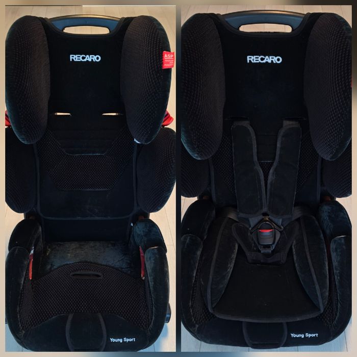 Детско столче за кола Recaro Young Sport (9-36 кг) – Пълен комплект / Рекаро