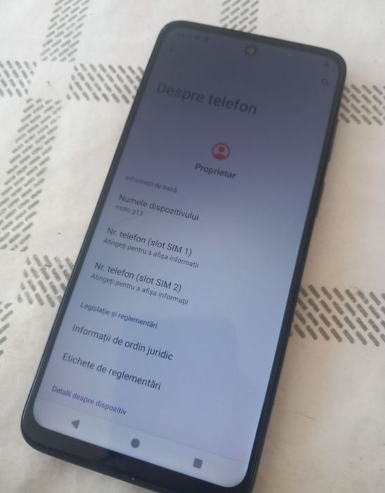 Telefon Motorola G13 / 128GB Memorie / 4GB Ram / Dualsim / Android 14 / NFC / Doar Rm.Valcea O761 745 3O9