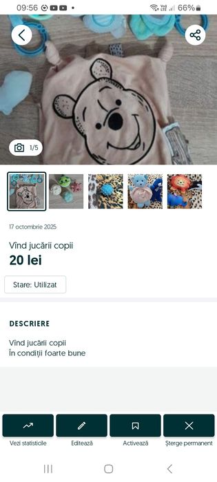 Vînd jucării interactive toate 3 sunt funcționale + un colac pn toalet